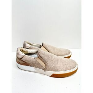 Dolce Vita Zaylor Womens Size 5 Shoes Tan Low Top Slip On Casual‎ Sneakers